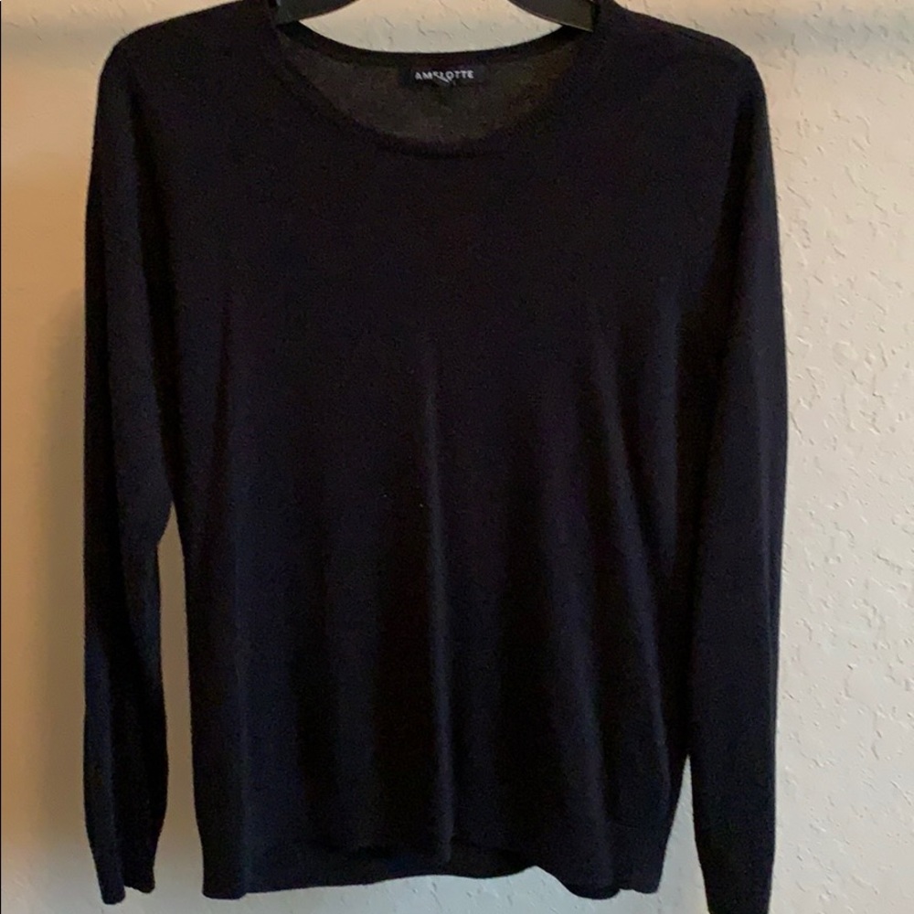 Amelotte black cashmere sweater
